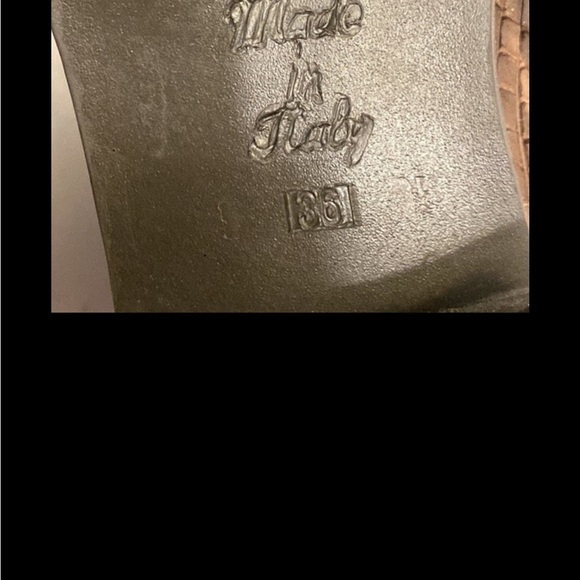 Fiorangelo Boots Italian Snakeskin Leather Brown Handcrafted W Shimmer size 6 - Picture 17 of 17